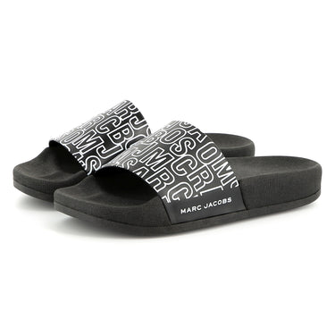 Sandalia o chancla para niño y teen, Marc Jacobs Negra all over